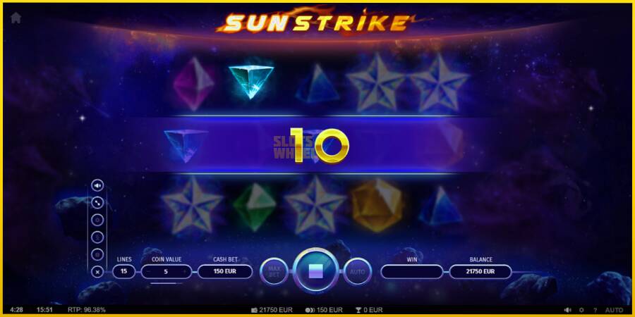 Картинка 3 ігрового апарату Sun Strike