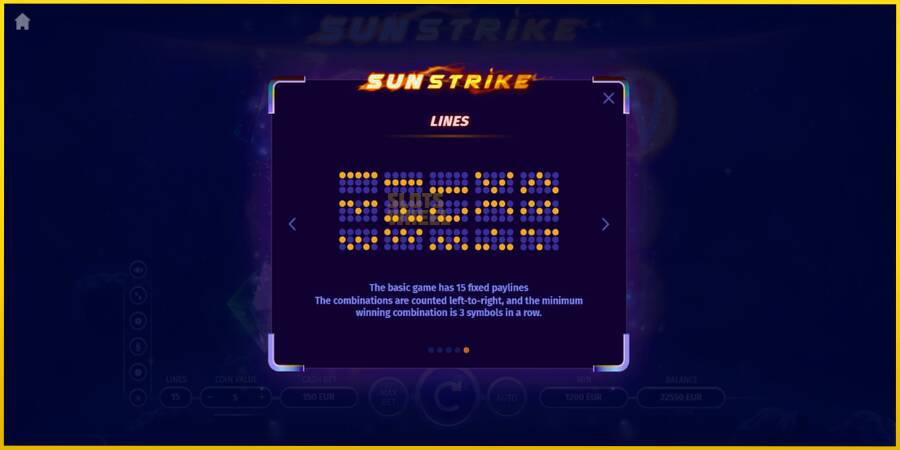 Картинка 7 ігрового апарату Sun Strike