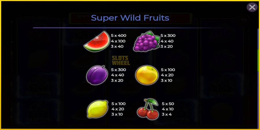 Картинка 4 ігрового апарату Super Wild Fruits