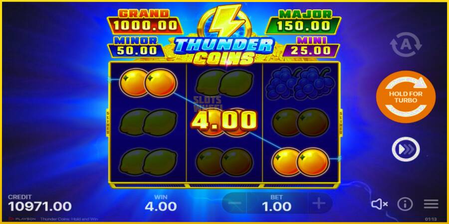 Картинка 3 ігрового апарату Thunder Coins