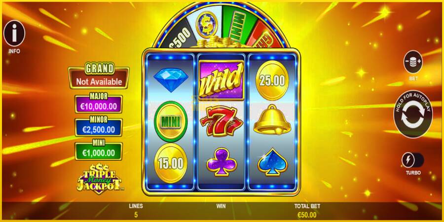 Картинка 2 ігрового апарату Triple Money Jackpot