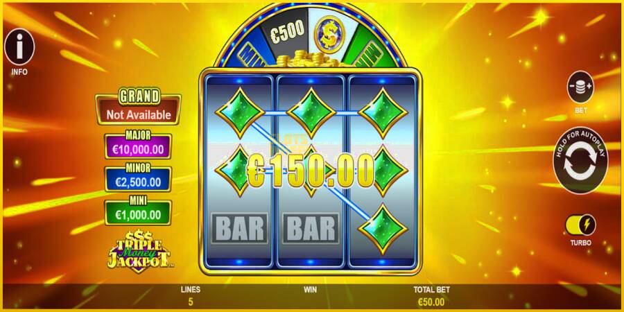 Картинка 3 ігрового апарату Triple Money Jackpot