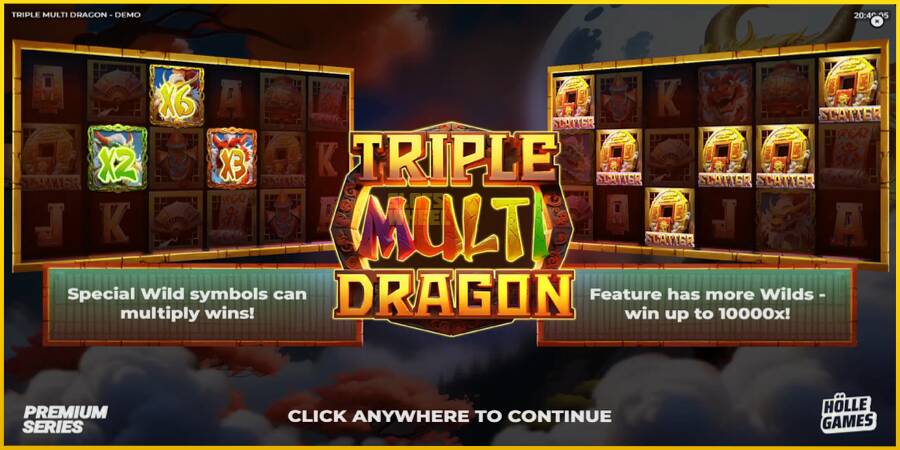 Картинка 1 ігрового апарату Triple Multi Dragon