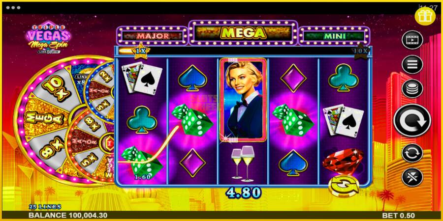 Картинка 2 ігрового апарату Triple Vegas Mega Spin