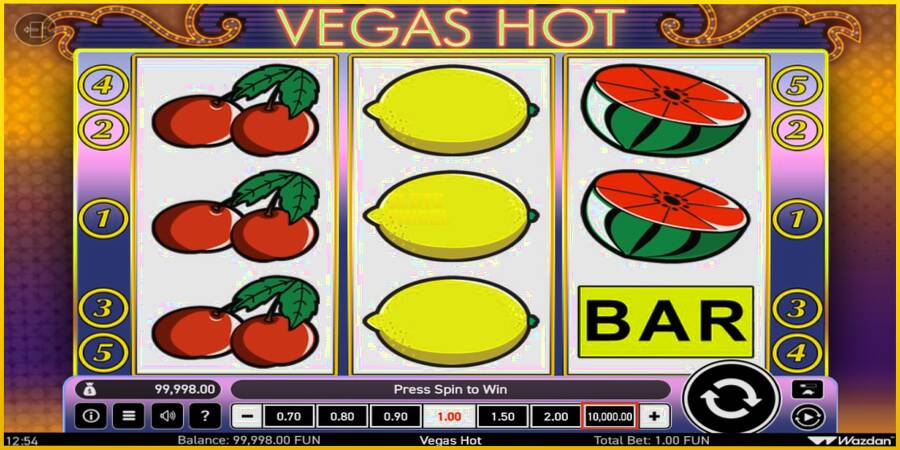 Картинка 2 ігрового апарату Vegas Hot