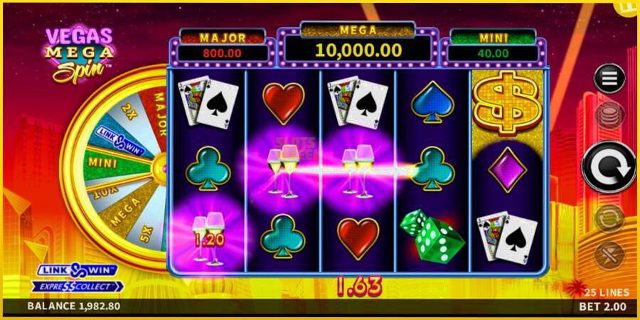 Картинка 4 ігрового апарату Vegas Mega Spin