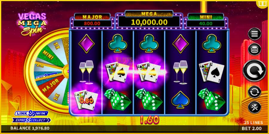 Картинка 5 ігрового апарату Vegas Mega Spin