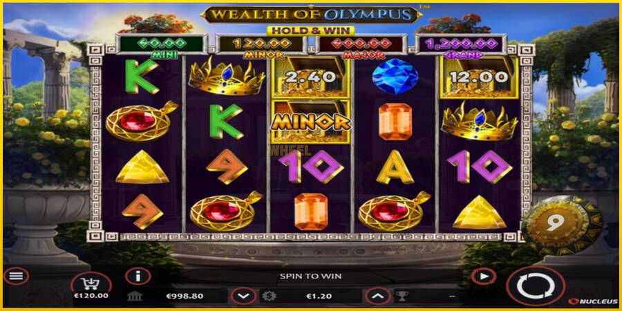 Картинка 1 ігрового апарату Wealth of Olympus