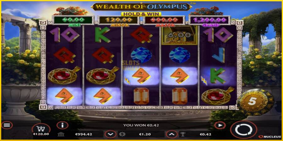 Картинка 2 ігрового апарату Wealth of Olympus