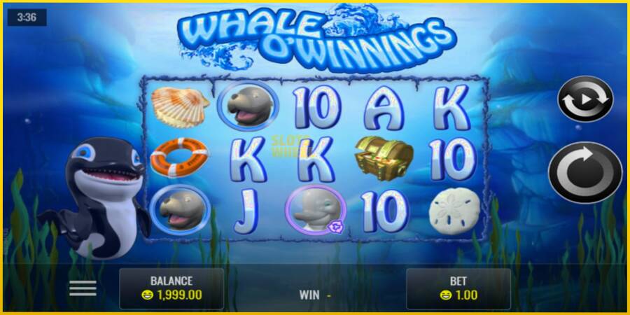 Картинка 1 ігрового апарату Whale O’Winnings