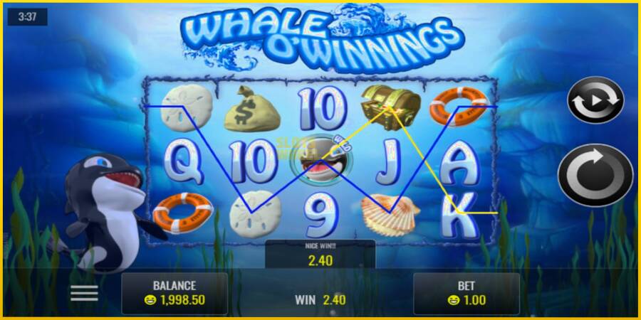 Картинка 2 ігрового апарату Whale O’Winnings