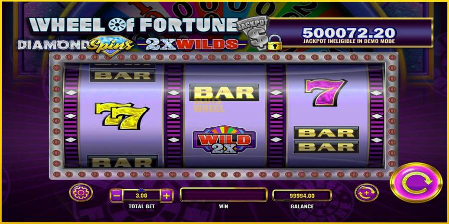 Картинка 2 ігрового апарату Wheel of Fortune Diamond Spins 2x Wilds