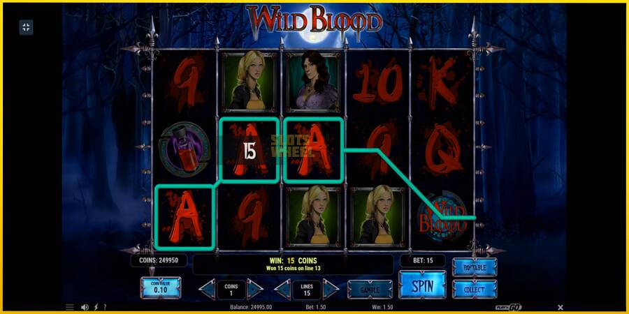 Картинка 3 ігрового апарату Wild Blood