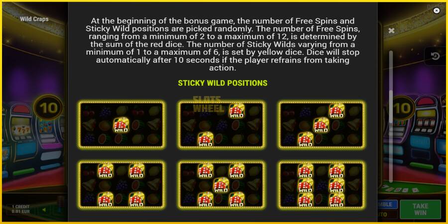 Картинка 6 ігрового апарату Wild Craps