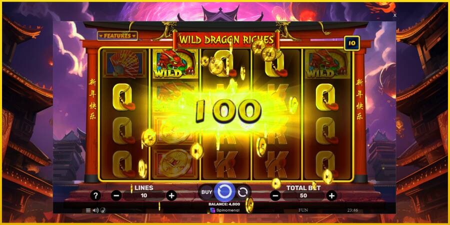 Картинка 3 ігрового апарату Wild Dragon Riches