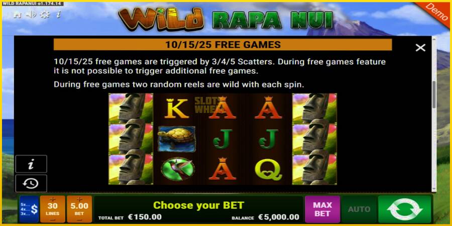 Картинка 4 ігрового апарату Wild Rapa Nui