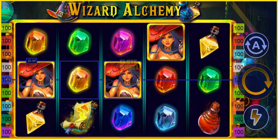 Картинка 4 ігрового апарату Wizard Alchemy