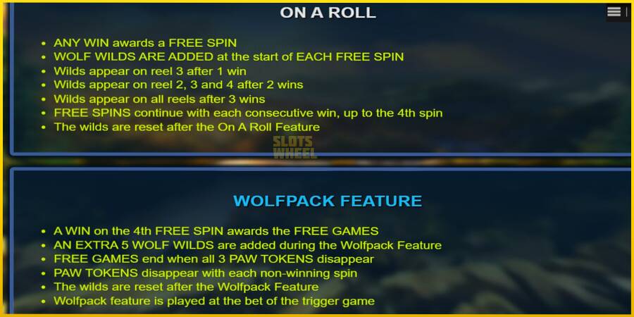 Картинка 4 ігрового апарату Wolfpack Pays