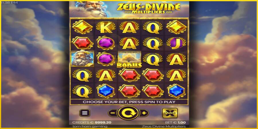 Картинка 2 ігрового апарату Zeus Divine Multipliers