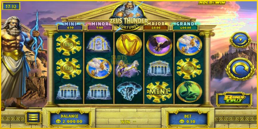 Картинка 1 ігрового апарату Zeus Thunder Fortunes