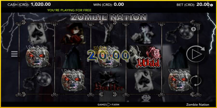 Картинка 3 ігрового апарату Zombie Nation