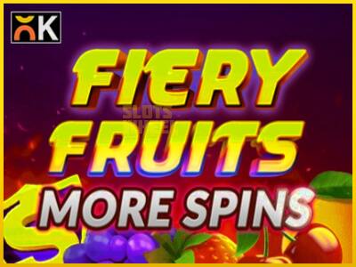 Ігровий апарат Fiery Fruits More Spins