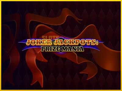 Ігровий апарат Joker Jackpots: Prize Mania